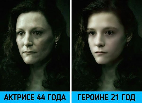 Если бы возраст актёров соответствовал возрасту сыгранных ими киноперсонажей (фото)