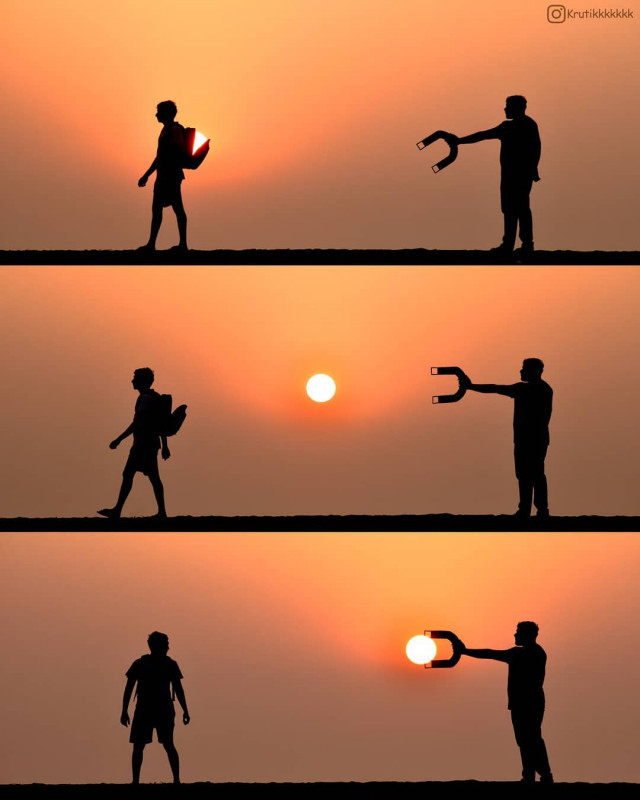 Індійський фотограф, який робить захоплюючі фотографії на заході сонця (фото)