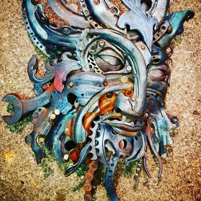 Потрясающие скульптуры, которые Алан Уильямс делает из металлолома (фото)