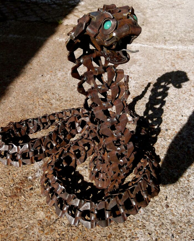 Приголомшливі скульптури, які Алан Вільямс робить із металобрухту (фото)