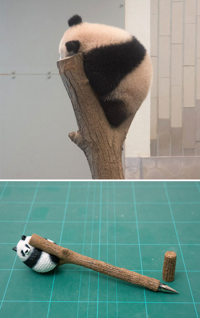 Японский художник превращает культовые Интернет-мемы с животными в скульптуры