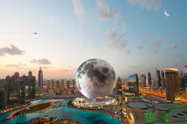 В Дубае построят огромный туристический курорт в форме Луны стоимостью 5 млрд долларов (фото)