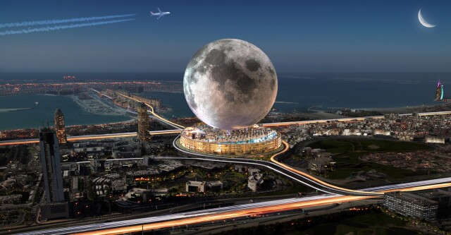 В Дубае построят огромный туристический курорт в форме Луны стоимостью 5 млрд долларов (фото)