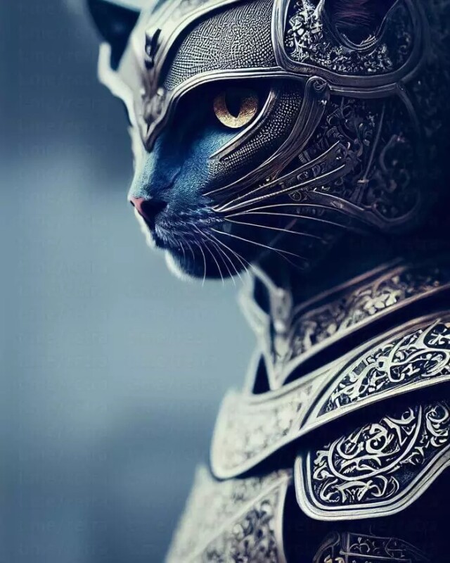 Нейросітка перетворила котиків на лицарів, і це одне з кращих, що досі створював Штучний Інтелект.