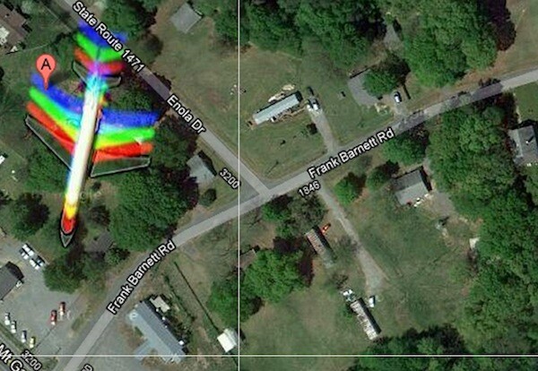 Необычные находки в Google Earth 