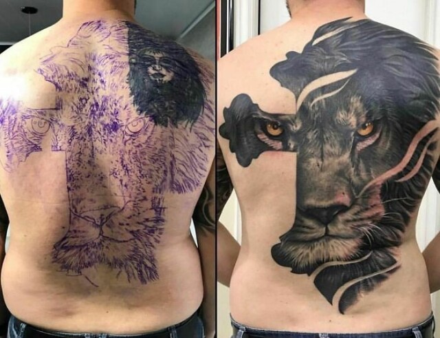 Впечатляющие татуировки, которые делают себе люди 
