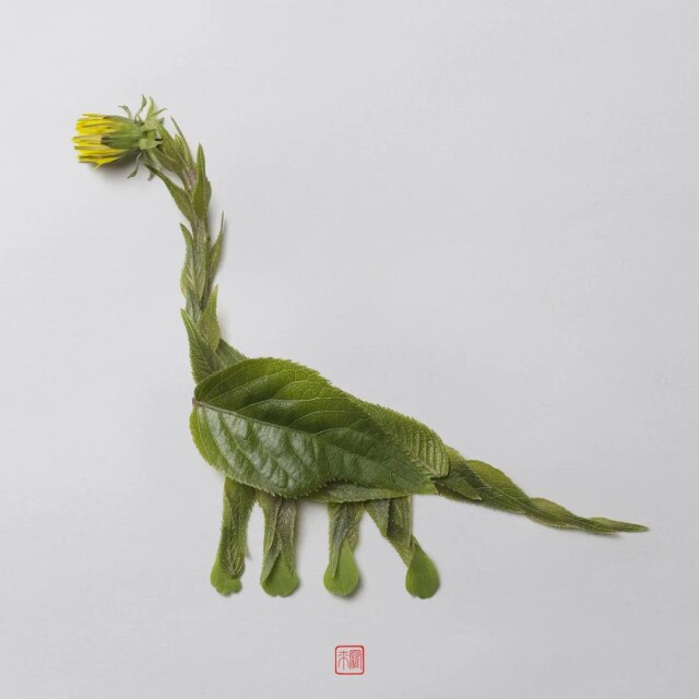 Квіткові динозаври Раку Іноуе (фото)