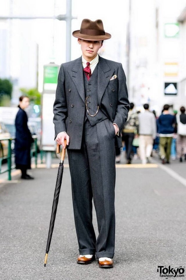 Модники и модницы на улицах Токио