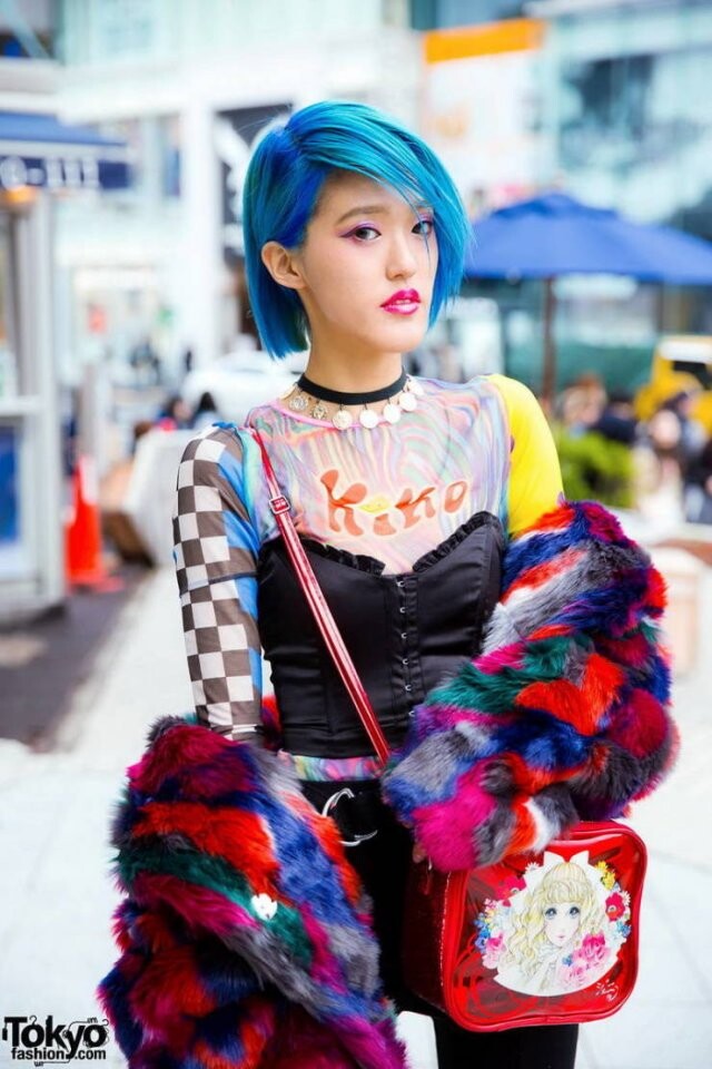 Модники та модниці на вулицях Токіо