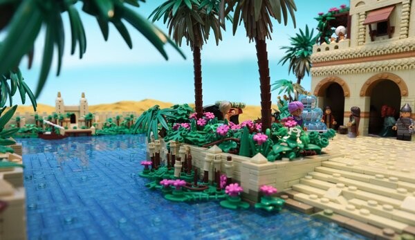 Вражаючі композиції та скульптури з LEGO