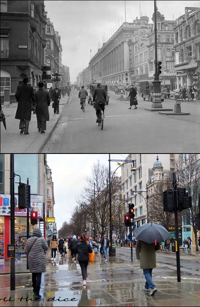 Фотографии \"тогда и сейчас\", показывающие, как изменились со временем различные места 