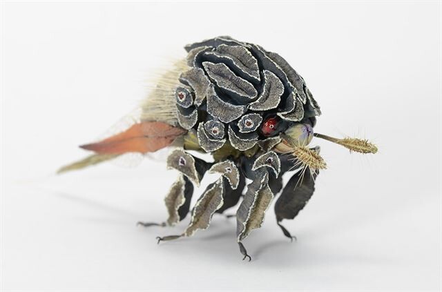 Гиперреалистичные скульптуры насекомых, которых вы не найдёте в природе  (фото)