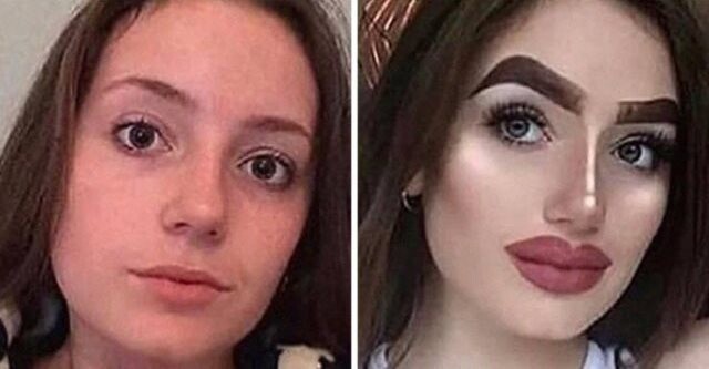 Женщины, которые с помощью макияжа хотели стать красивее, но получилось наоборот