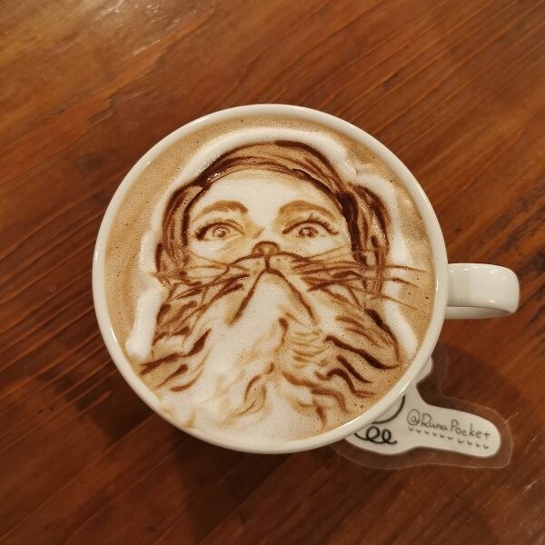 Латте-арт: рисунки на кофе 