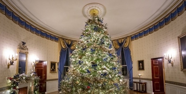 Джилл Байден украсила Белый дом к Рождеству (ФОТО)