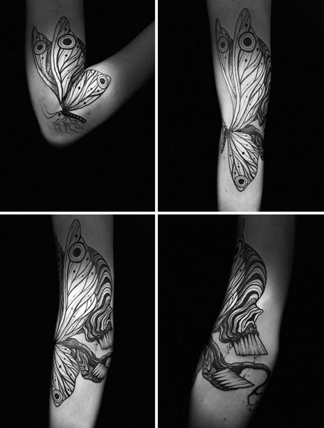 Гениальные татуировки, раскрывающие своё великолепие в движении (фото)