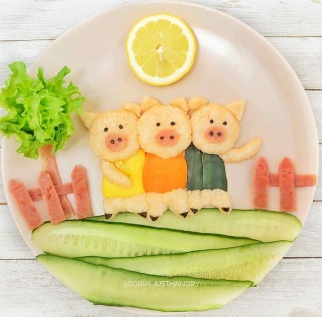 Фуд-арт для детей, или Еда, которую маленькие дети съедят за обе щёки  