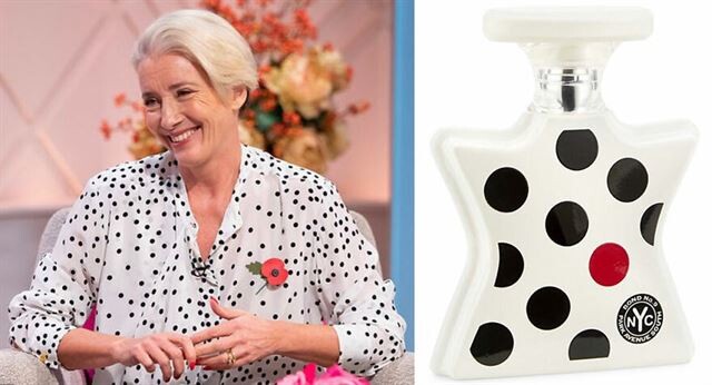 Twitter-користувачка звернула увагу на те, що вбрання Емми Томпсон нагадують флакони парфумів, і ці знімки служать доказом цього (17 фото)