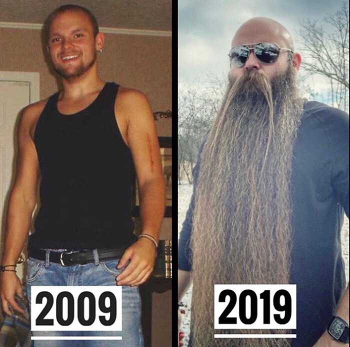 Американец прославился на весь мир благодаря своей бороде
