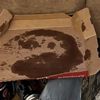Жирные пятна на коробке из-под пиццы показались женщине похожими на «божественное лицо» (ФОТО)
