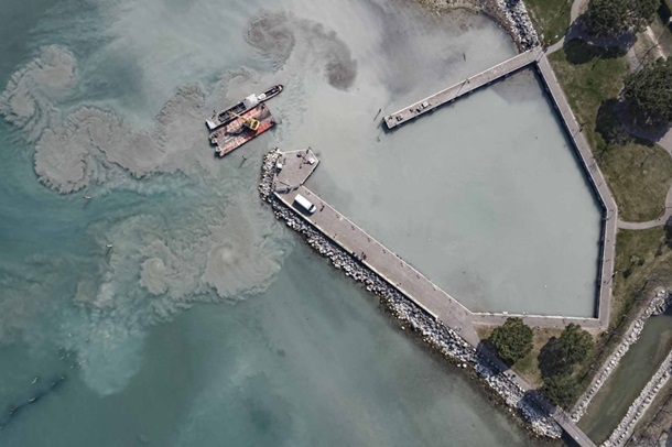 Самое большое озеро Италии рекордно обмелело