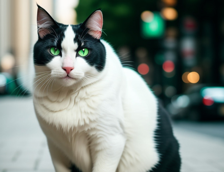Вгодований кіт став головною пам'яткою у своєму місті.  Подивитись на нього приїжджають аж із інших країн