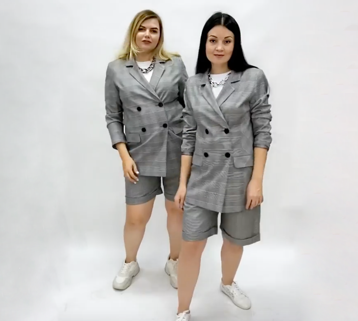 Дві дівчини з різними фігурами приміряли однакові образи та довели, що стиль не залежить від розміру одягу