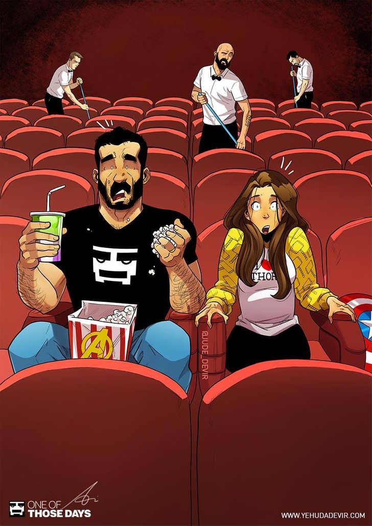 Израильский художник покорил сердца миллионов искренними комиксами о жизни со своей женой