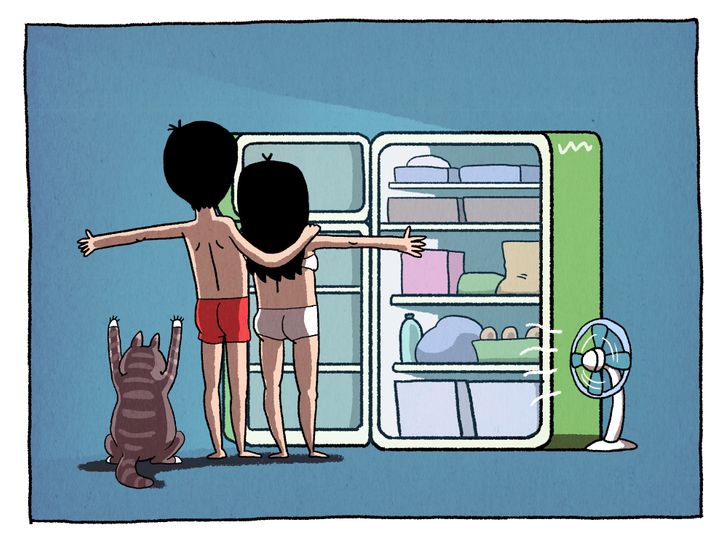 13 горячих комиксов о том, как непросто нам живется в летнюю жару