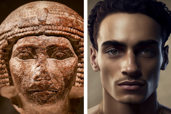 Ми дізналися, як могли б виглядати правителі Стародавнього Єгипту, і випали в осад від їхньої краси