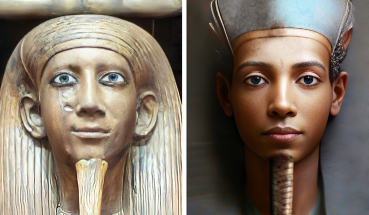 Мы узнали, как могли бы выглядеть правители Древнего Египта, и выпали в осадок от их красоты