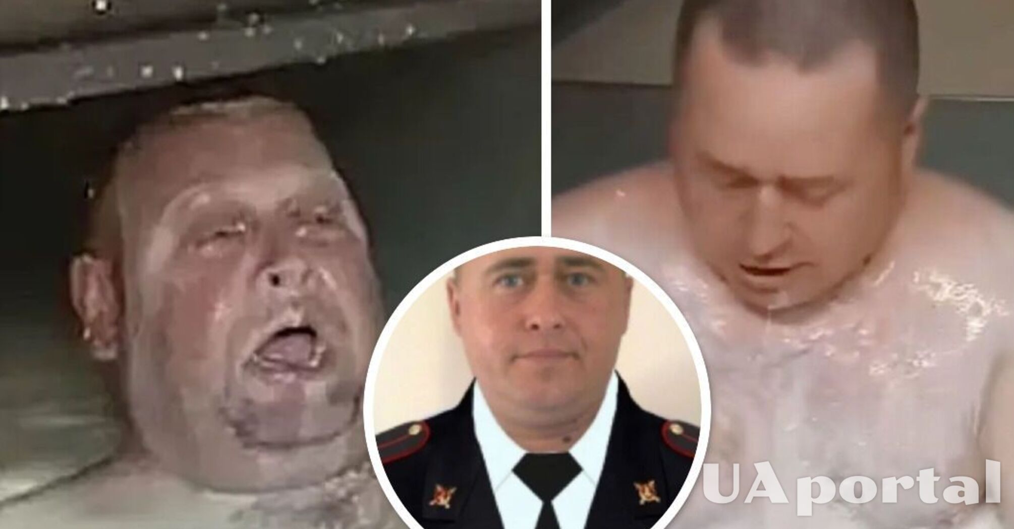 На россии бизнесмен и экс-полицейский голышом скупались в чане с молоком на заводе (видео)