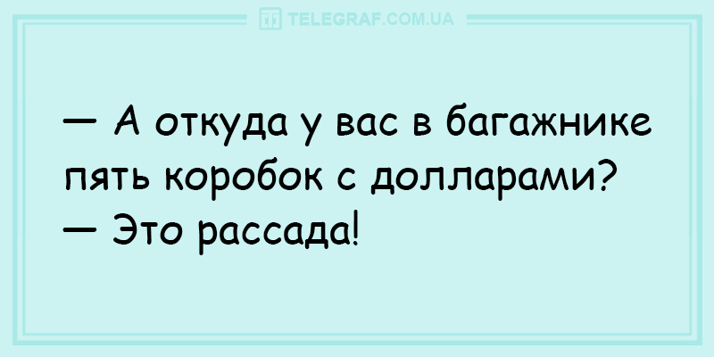 Свежая порция анекдотов для поднятия настроения