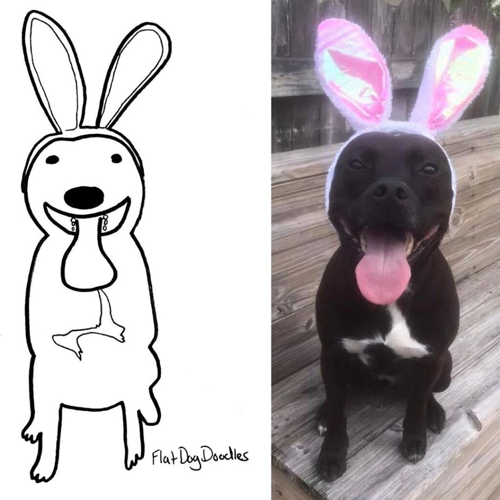 Девушка запустила флешмоб благодаря нелепому рисунку собаки