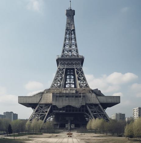 Якби Статую Свободи, Ейфелеву вежу та Колізей збудували в СРСР: Midjourney показав депресивну реальність