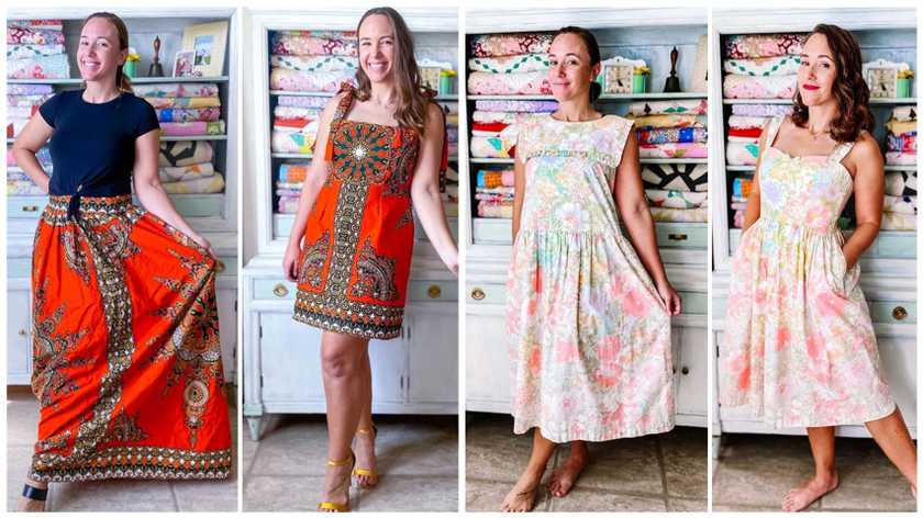 Жінка перетворює сукні із секонд-хенду на стильне вбрання (ФОТО)