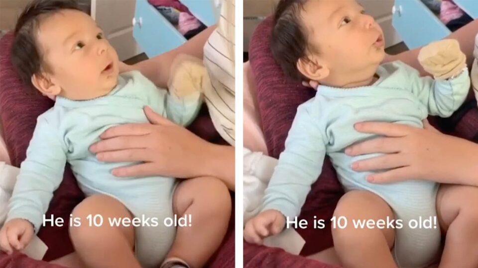 Немовля заговорило у віці 10 тижнів і здивувало батьків сказаним (ВІДЕО)