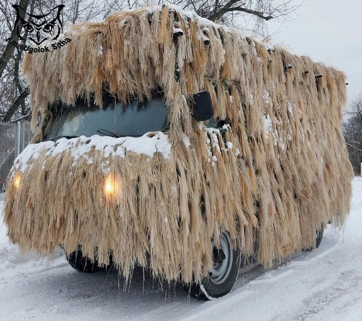 Російська військова машина / Фото: Ugolok_Sitha/Telegram / © 