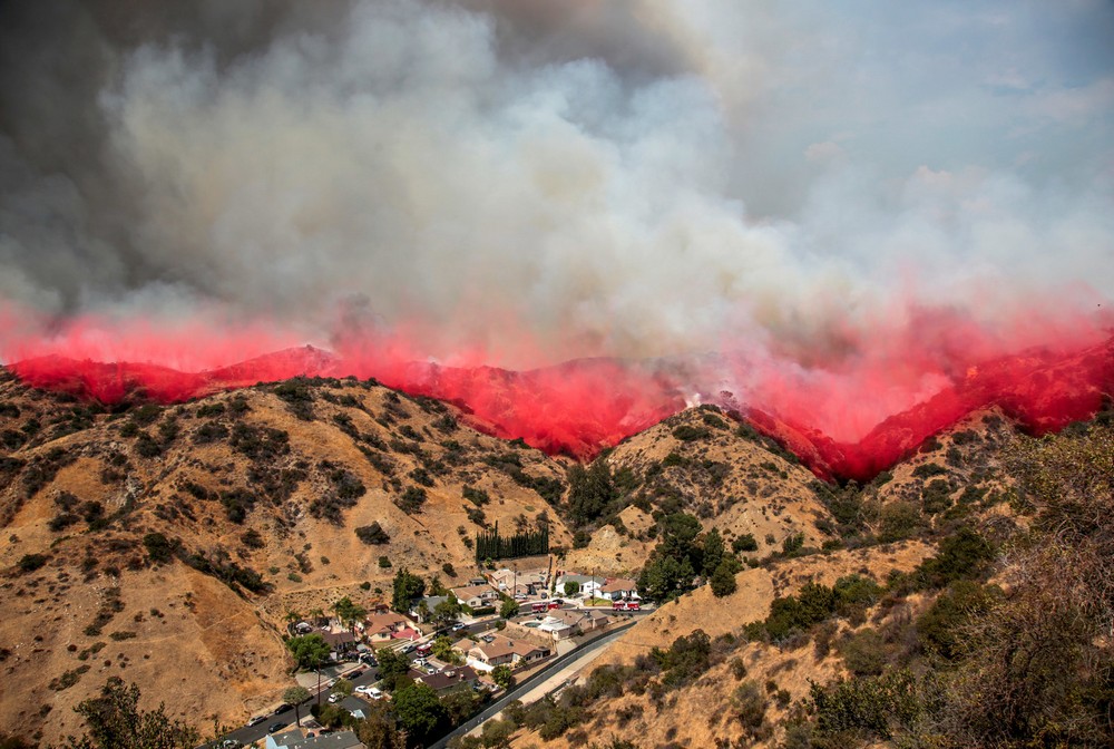 Сильнейшие природные пожары в Лос-Анджелесе