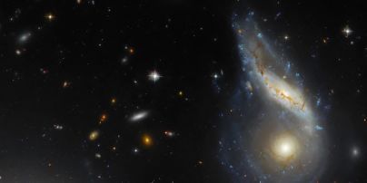 NASA показало приголомшливе злиття двох галактик – фото