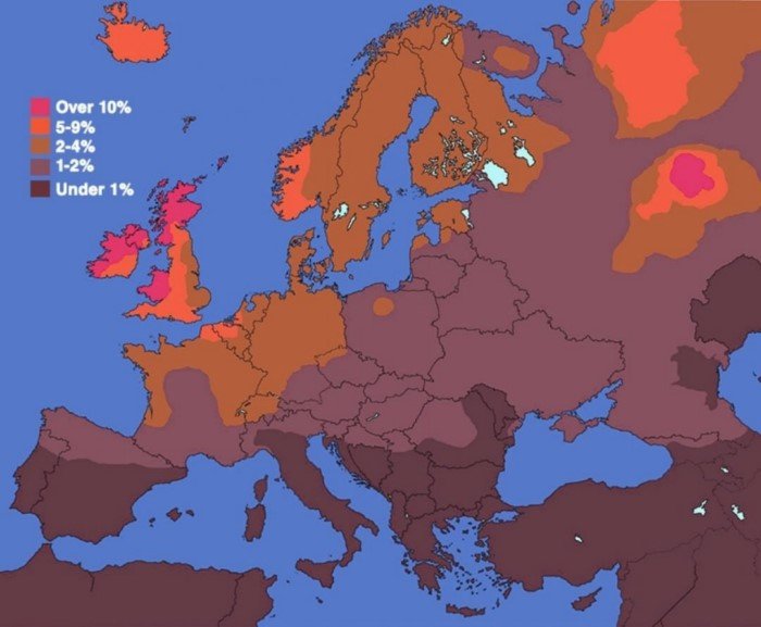 17 удивительных географических карт