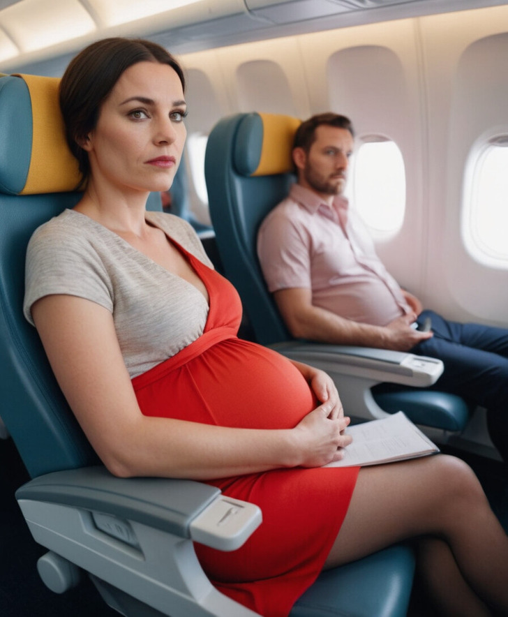 Чоловік відмовився поступитися своїм місцем у літаку вагітній жінці. Реакція людей була несподіваною