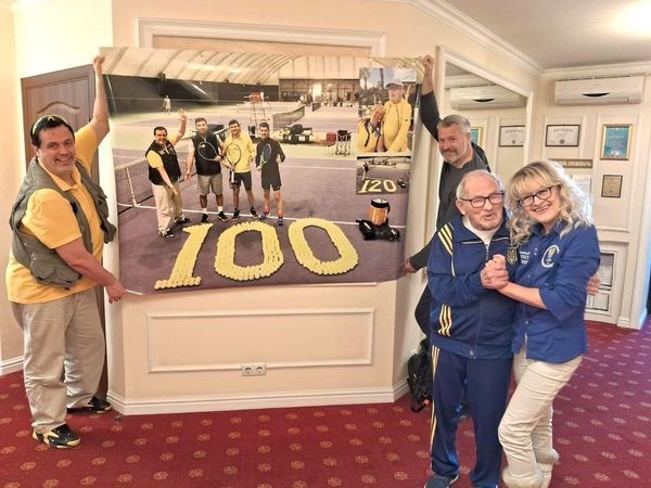 100-річний ювілей відсвяткував найстарший тенісист у світі з Харкова