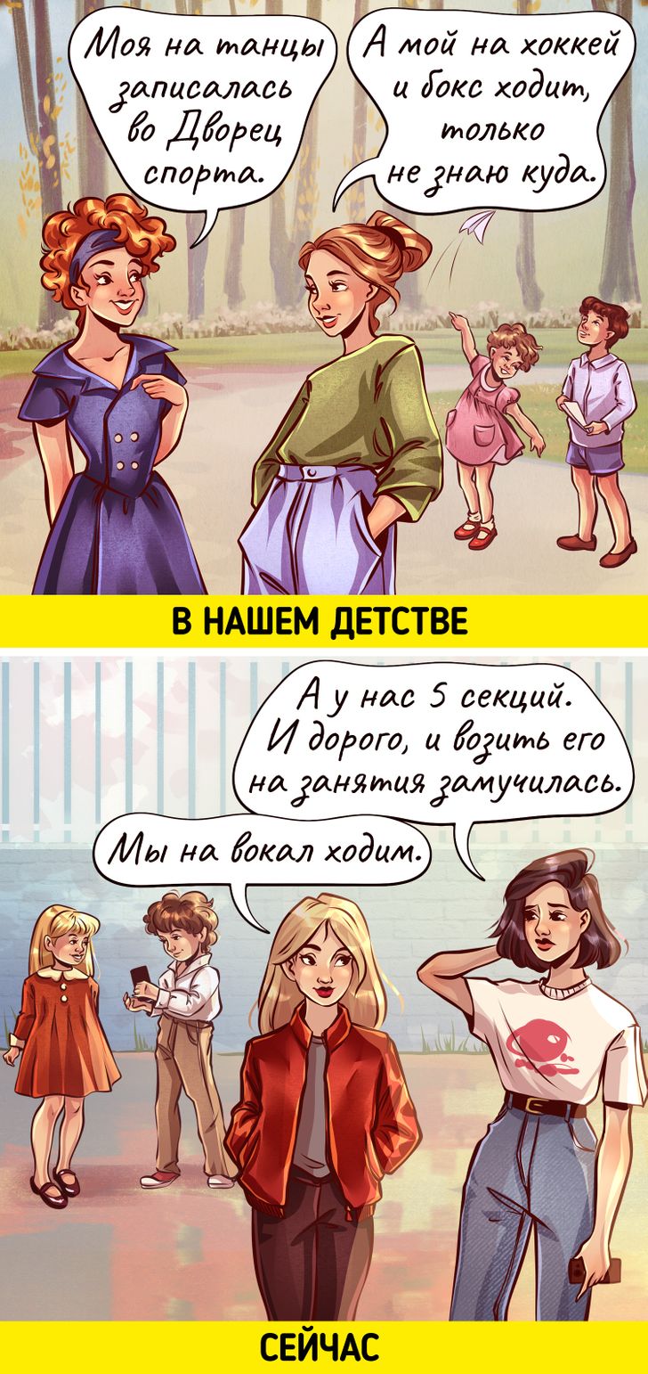 Докази того, що виховання дітей років 50 тому і зараз – це небо та земля