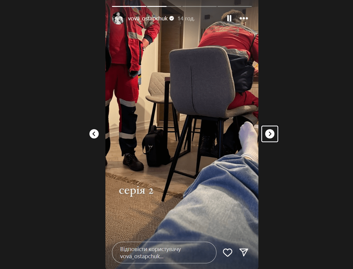 Володимир Остапчук назвав причину свого занедужання та госпіталізації
