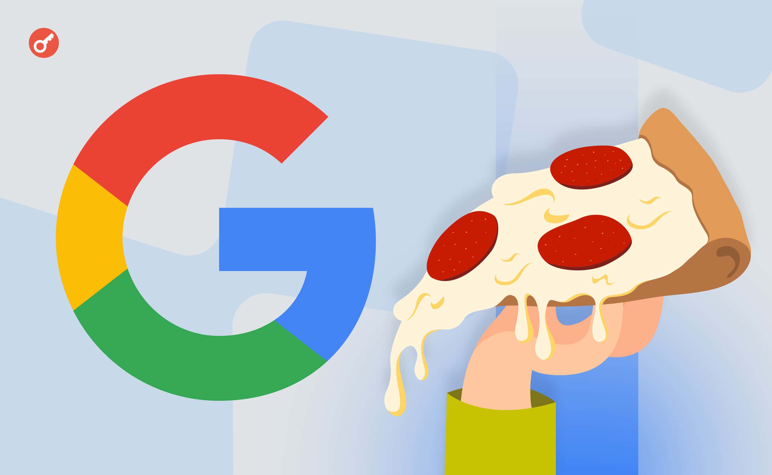 ШІ Google-пошуковика порадив намазати піцу клеєм. Головний колаж новини.