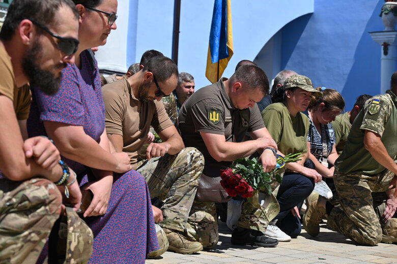 Прощання з воїном Володимиром Сергієвським