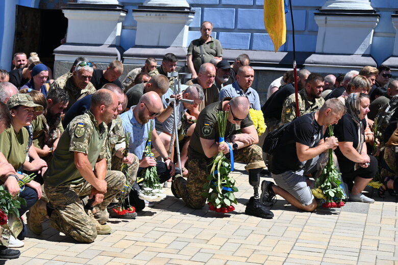 Прощание с воином Владимиром Сергиевским