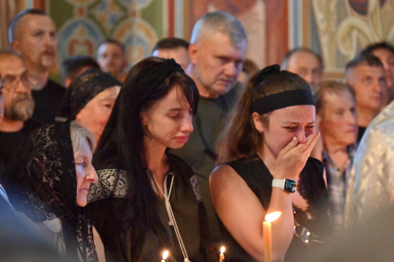 Прощання з воїном Володимиром Сергієвським