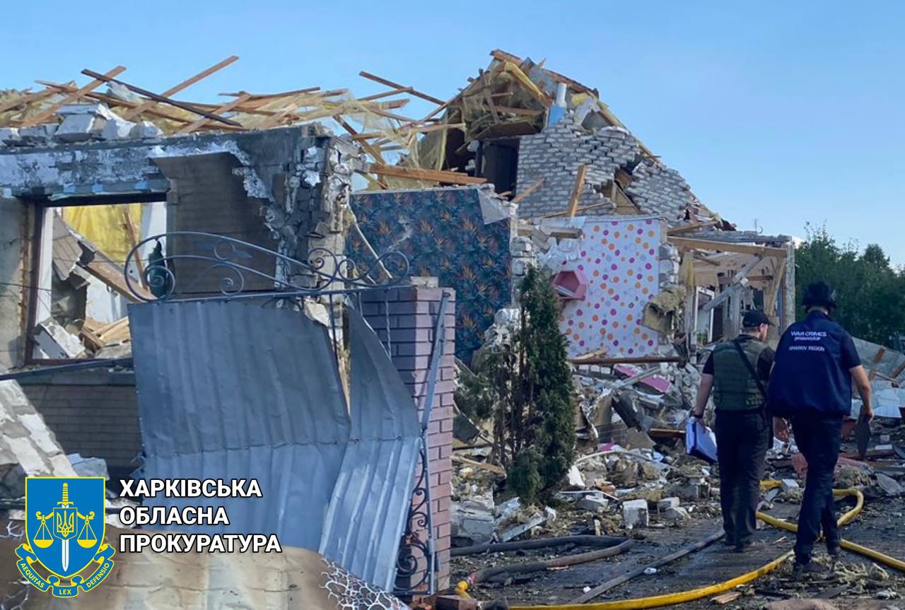 Авіаудари по Харківщині — у прокуратурі показали фото наслідків та уточнили дані про постраждалих